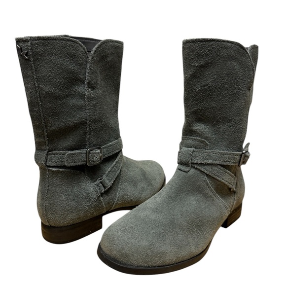 New! Koolaburra by UGG suede leather boots, Elista Moto shoes, size 5 - Picture 1 of 12